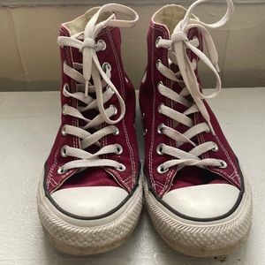 Maroon Converse High top